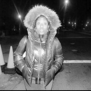 Green mackage puffer jacket with fur hood